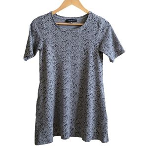 Jasmine & Juliana Ladies' Half Sleeve Knit Flared Mini Dress